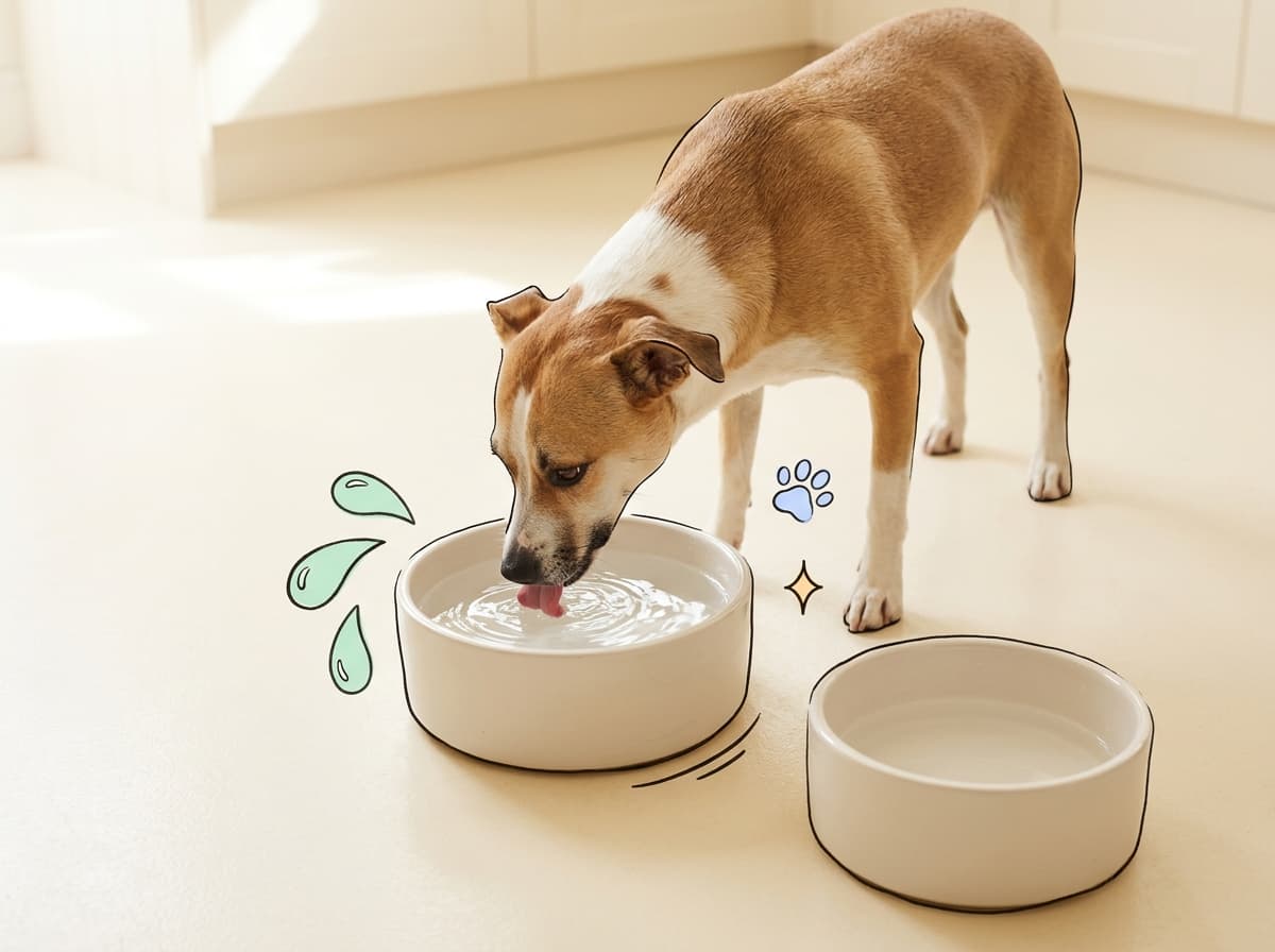 Illustration de couverture — Mon chien boit beaucoup d'eau : causes et quand s'inquiéter
