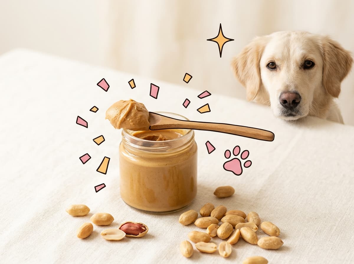 Illustration de couverture — Mon chien peut-il manger du beurre de cacahuète ? Xylitol, dose et conseils du vétérinaire