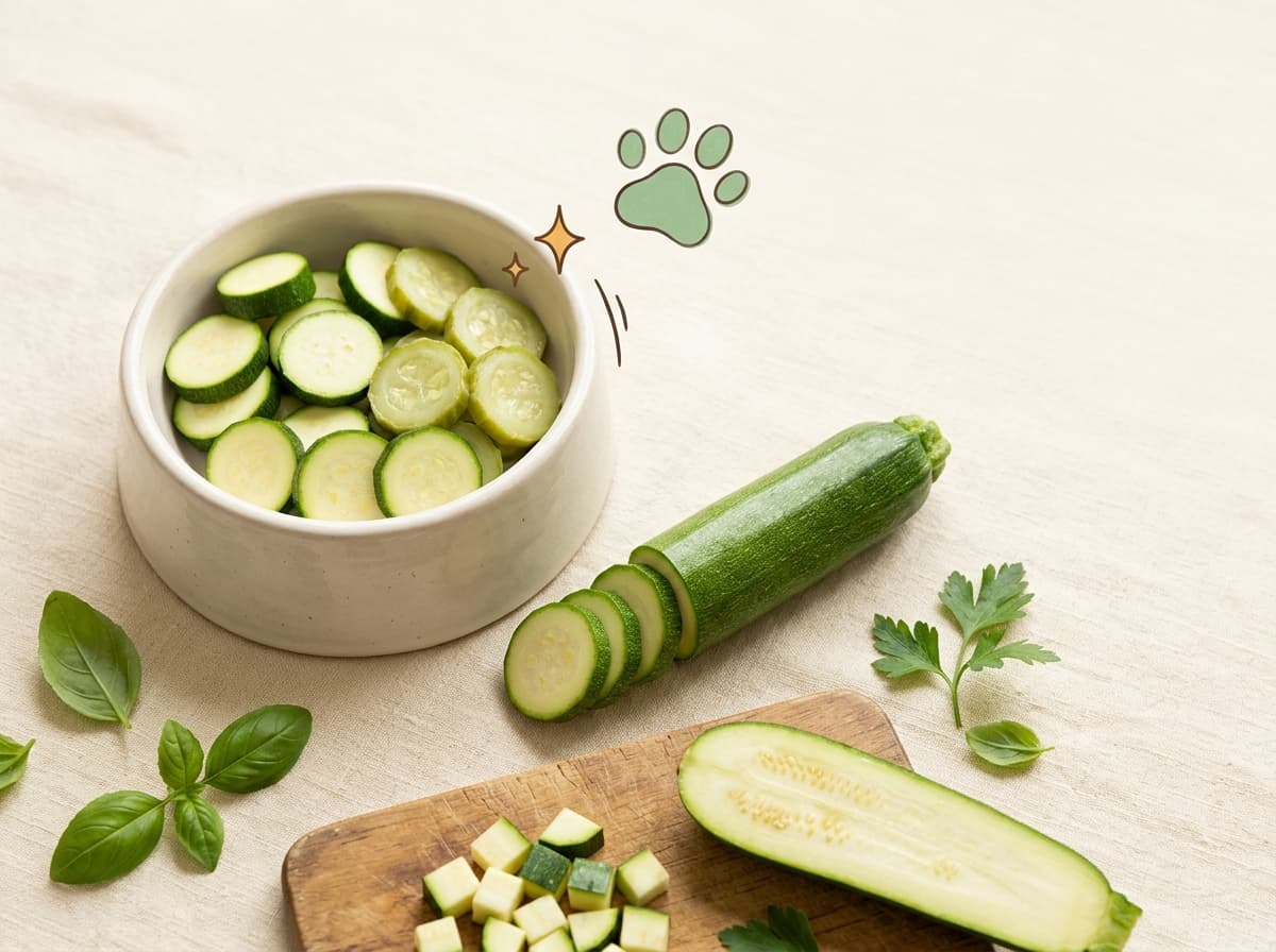 Illustration de couverture — Mon chien peut-il manger de la courgette ?