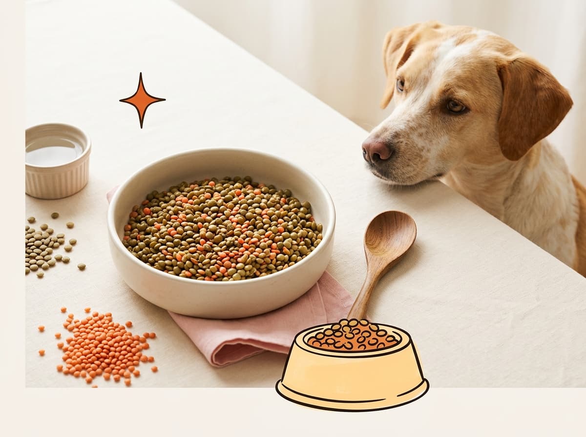 Illustration de couverture — Mon chien peut-il manger des lentilles ?