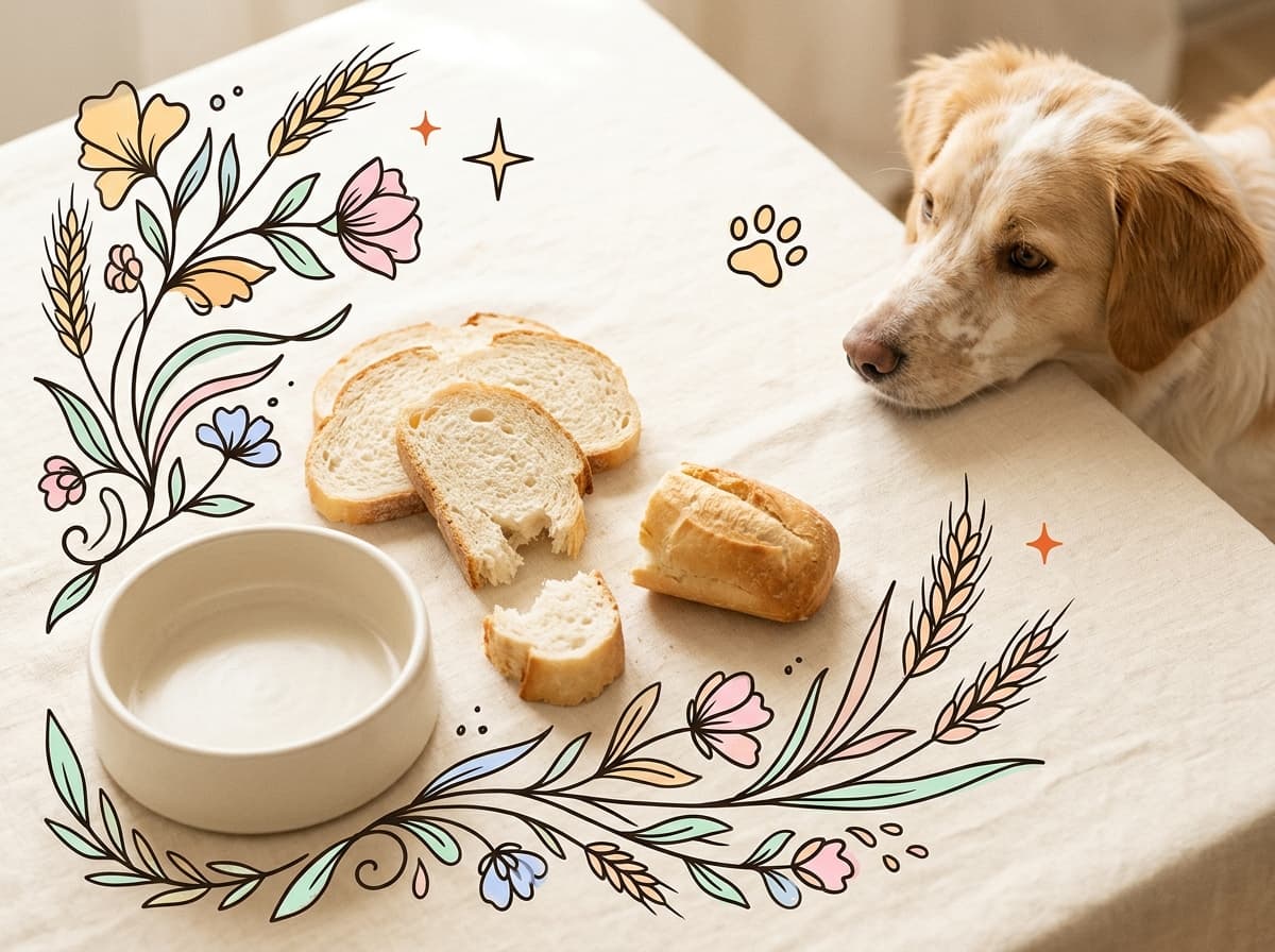 Illustration de couverture — Mon chien peut-il manger du pain ?