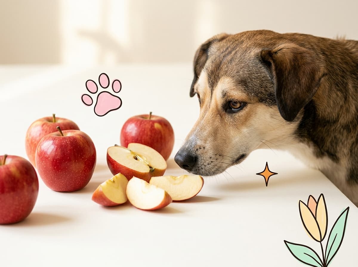 Illustration de couverture — Les chiens peuvent-ils manger de la pomme ?