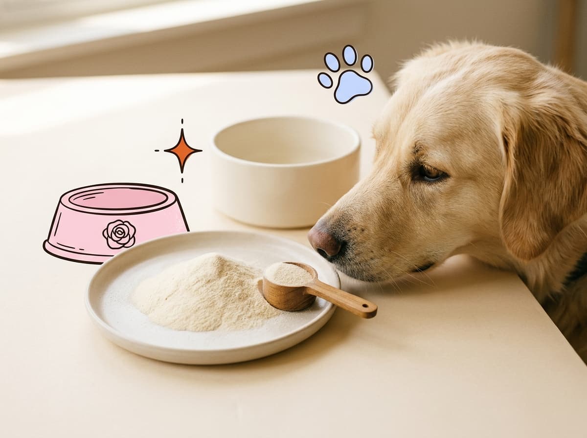 Illustration de couverture — Collagène pour chien : bienfaits, formes et dosage