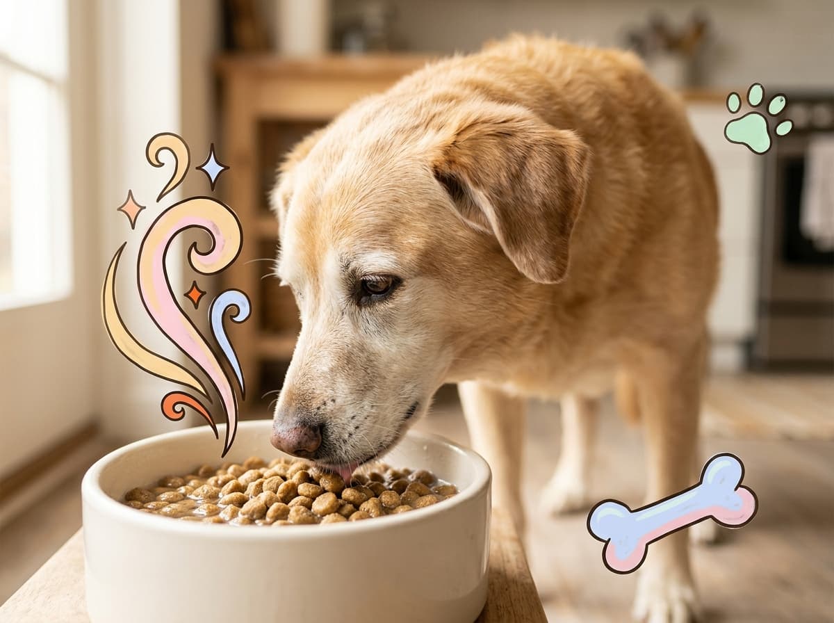 Illustration de couverture — Comment nourrir un chien qui a perdu ses dents ?