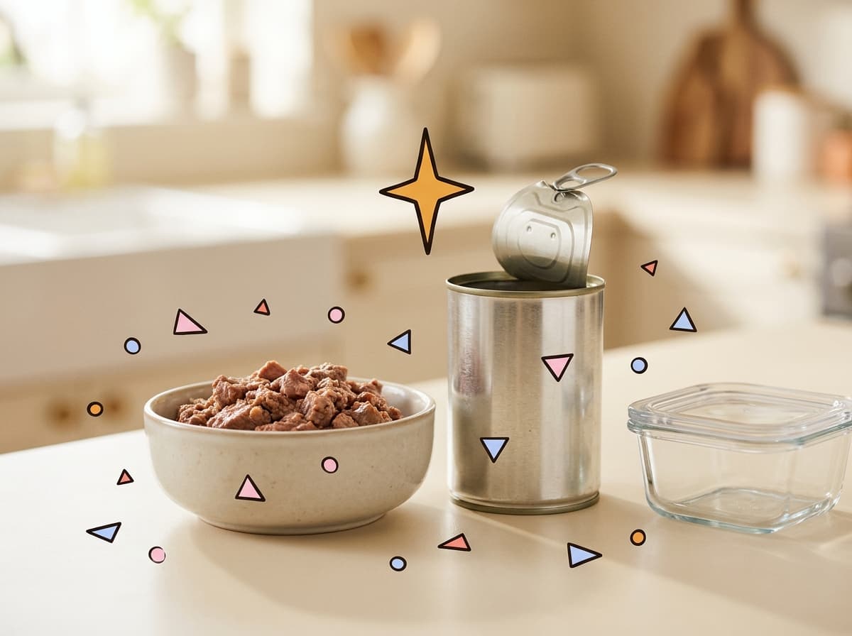 Illustration de couverture — Conserver la pâtée pour chien après ouverture : frigo, gamelle, congélation