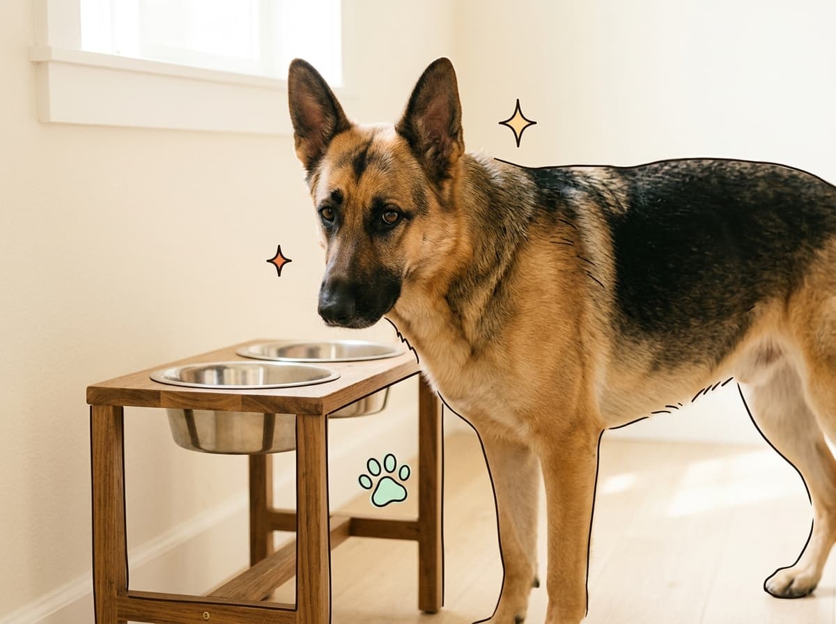 Illustration de couverture — Gamelle surélevée pour chien : bonne ou mauvaise idée ?