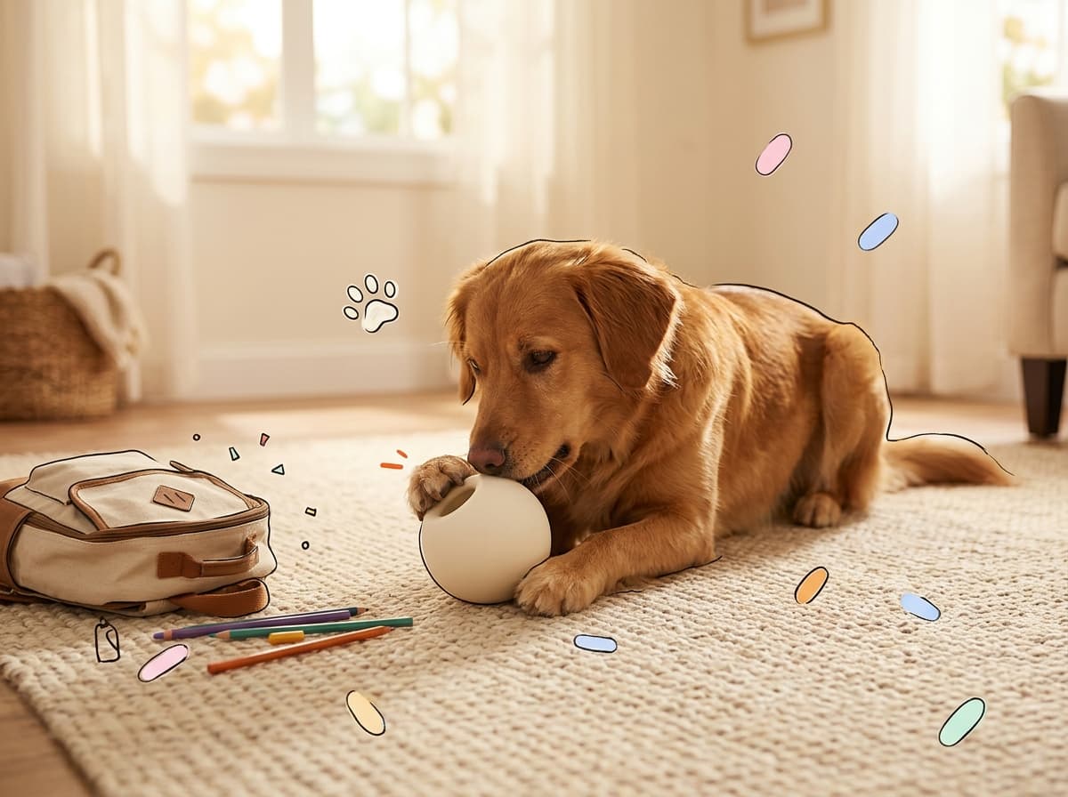 Illustration de couverture — 3 recettes de friandises maison pour occuper son chien à la rentrée
