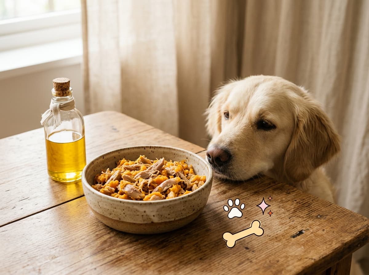 Illustration de couverture — Pâtée maison au lapin pour chien : recette et dosage pour un régime d'éviction